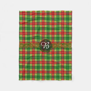 Monogram Buchanan Tartan Fleece Deken