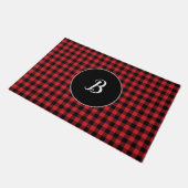 Monogram Buffalo Check Pattern Deurmat (Schuin)