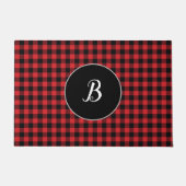 Monogram Buffalo Check Pattern Deurmat (Voorkant)