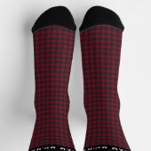 Monogram Buffalo Pset Groomsmen Socks Sokken (Top)