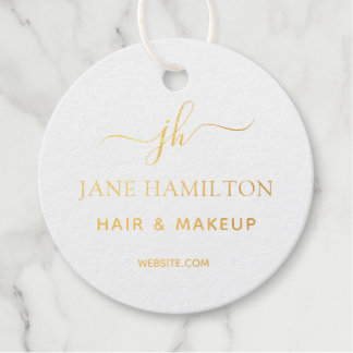 Monogram Business Logo Bedankjes Labels