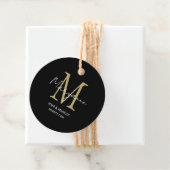 Monogram Business Logo Label (In situ)