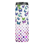 Monogram  Butterflies en Stippen Thermosbeker (Achterkant)