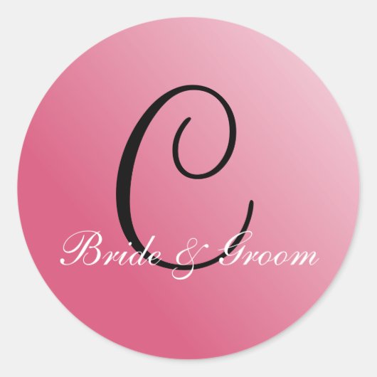 Monogram C aanpasbaar zegel (Voorkant)