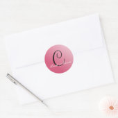 Monogram C aanpasbaar zegel (Envelop)