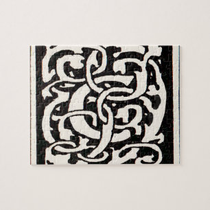  Monogram C Art Nouveau Letter Legpuzzel