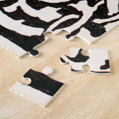  Monogram C Art Nouveau Letter Legpuzzel (Zijkant)