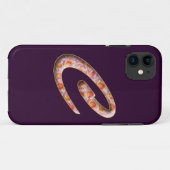 Monogram C in Rozen Patroon Iphone 5 hoesjes (Achterkant (horizontaal))