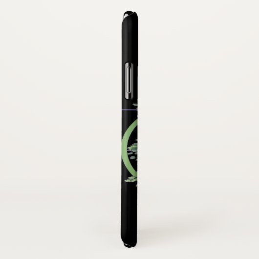 Monogram C lavendel Eucalyptus Case-Mate iPhone Case (Achterkant / rechts)