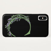 Monogram C lavendel Eucalyptus Case-Mate iPhone Case (Achterkant (horizontaal))