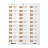 Monogram C Retouradreslabels Etiket (Full Sheet)