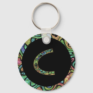Monogram C Sleutelhanger