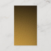 Monogram Calligrafie Gold Tones Visitekaartje (Achterkant)