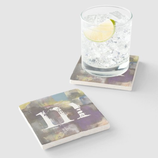 Monogram | Calm Interlude Stenen Onderzetter (Zijkant)