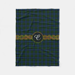 Monogram Campbell Militaire Tartan Fleece Deken