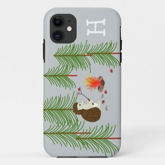 Monogram Camping Hedégel Phone Case (Achterkant)