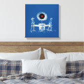  Monogram Canvas van de Boom van de Boom Afdruk (Insitu (Slaapkamer))