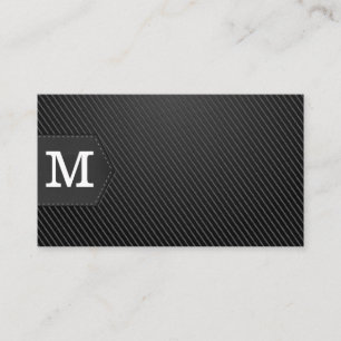 Monogram Carbon Fiber Zwart Visitekaartje
