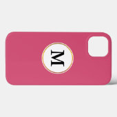 monogram Case-Mate iPhone case (Achterkant (horizontaal))
