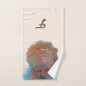 Monogram Casual Beach Zee Shell Bad Handdoek (Handdoek)