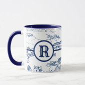 Monogram Chattanooga Toile Blue Mok (Links)