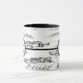 Monogram Chattanooga Toile Mok (Midden)