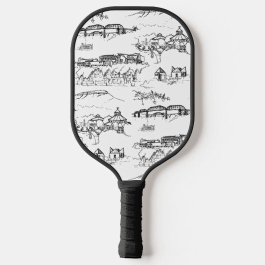 Monogram Chattanooga Toile Pickleball Paddle (Achterkant)