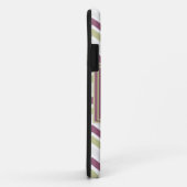 monogram Chevron Brick Case-Mate iPhone Case (Achterkant/rechts)
