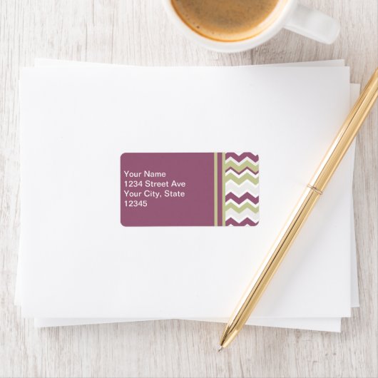 monogram Chevron Brick Etiket (Insitu)