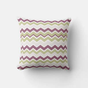 monogram Chevron Brick Kussen