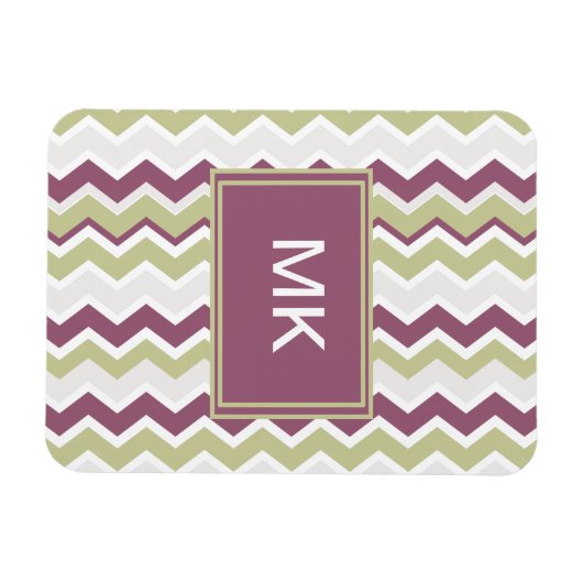 monogram Chevron Brick Magneet (Horizontaal)