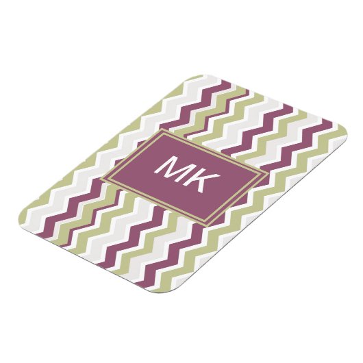 monogram Chevron Brick Magneet (Linkerzijde)