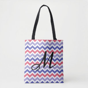 Monogram Chevron Pattern Draagtas