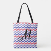 Monogram Chevron Pattern Draagtas (Achterkant)