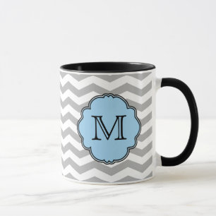 Monogram Chevron Zigzag Mok