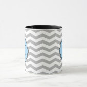 Monogram Chevron Zigzag Mok (Midden)