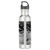 Monogram Chic Black en Silver Gypsy Scarf Waterfles (Achterkant)