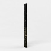Monogram Chic Gold Confetti Case-Mate iPhone Case (Achterkant/rechts)