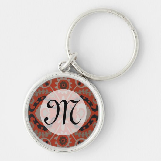 Monogram | Cinnabar Suzani I Sleutelhanger (Voorkant)