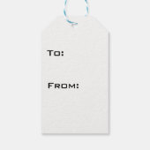 monogram Circles Cadeau Label Cadeaulabel (Achterkant)