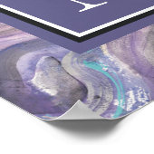 Monogram | Cirkelregen Poster (Hoek)