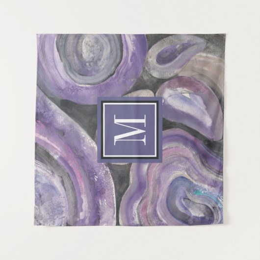 Monogram | Cirkelregen Wandkleed (Voorkant)