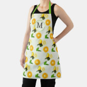 Monogram Citrus en Mint All-Over Print Schort (Insitu)