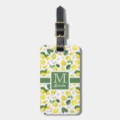 Monogram Citrus patroon Bagagelabel (Voorkant verticaal)
