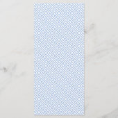 Monogram Citrus Tree Formal Baptisme Luncheon Menu (Achterkant)