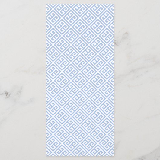 Monogram Citrus Tree Formal Baptisme Luncheon Menu (Achterkant)