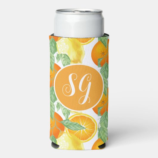 Monogram Citrusvruchten (Seltzer Voorkant)