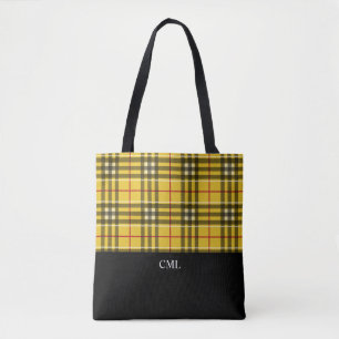 Monogram Clan MacLeod Black en Yellow Pset Draagtas