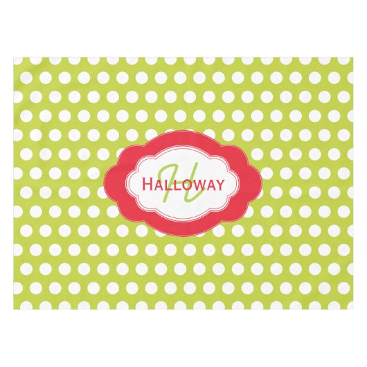 Monogram Classic Dots Noël Nappe (Devant (Horizontal))