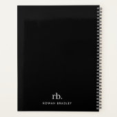 Monogram Classic Elegant Minimum Black and White (Dos)